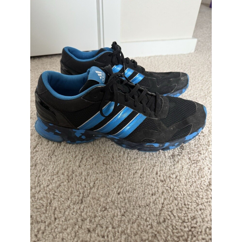 Adidas Men’s  12 Marathon Ream AKTIV Against  Breast Cancer Shoes Blue Camo